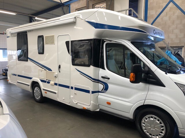 Nieuw binnen Chausson 718 EB Flash 2015 Queensbed-Hefbed veel opties