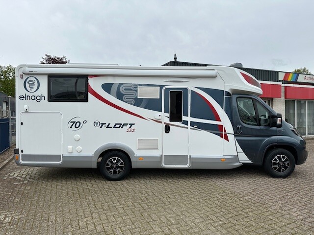 Elnagh T-Loft 532 70-Jubileum uitvoering Half-Integraal 1e Eig 05-2021 Enkele-bedden-Hefbed Vele opties Nieuw