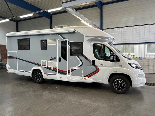 Fiat Challenger Graphite 398 XLB Half-Integraal Queensbed-Hefbed 1e Eig met origineel 25898km !!Nieuwstaat